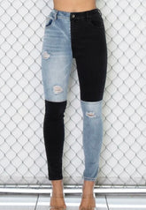Color Block Jeans