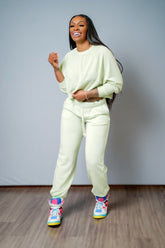 Pastel Green Jogger Set