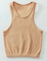 Ribbed Racer Back Crop