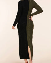 Zipped Sweater Dress