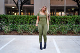 Basic Ribbed Jumpsuit