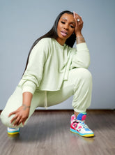 Pastel Green Jogger Set