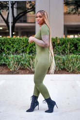 Basic Ribbed Jumpsuit