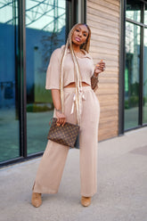 Earthtones Knit Lounger Set