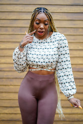 Champagne Showers Crop Top