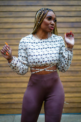 Champagne Showers Crop Top