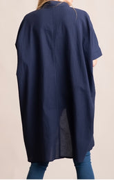 Hi-low Button Down Tunic