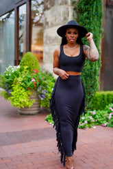 Fringe With Benefits Skirt